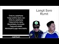 lagu dan lirik langit sore rumit