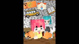 Home🏠 or School🏫 #minecraft #shorts