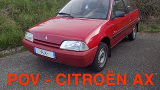 Citroen AX 1.0 TEN 1992 - POV drive