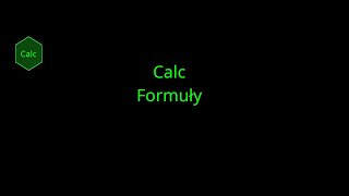 LibreOffice Calc Proste formuły