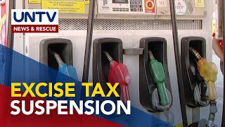 Excise tax suspension, depende sa rekomendasyon ng DOF at DBCC