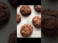 Triple chocolate cookies #cookies #cookiesrecipe