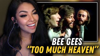 THOSE HARMONIES! | Bee Gees - "Too Much Heaven" | FIRST TIME REACTION
