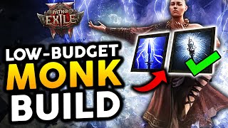 This LOW BUDGET Monk Build CLEARS Endgame Maps in Path of Exile 2!