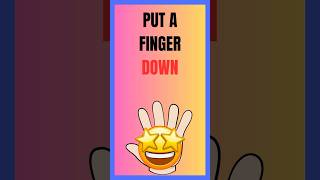 Put A Finger Down - Unique Edition #shorts #quiz #finger #funny