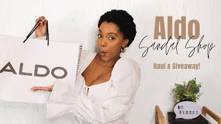 My Kloset: Aldo Sandal Shop Haul \u0026 Giveaway!!! || South African Youtuber