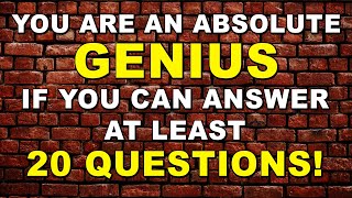 You Have The Brain Of A Genius If You Can Pass This Quiz (50 General Knowledge Questions)