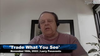 November 16th, Trade What You See with Larry Pesavento  on TFNN - 2022