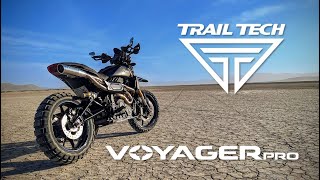 Trail Tech Indian FTR build featuring Voyager Pro GPS