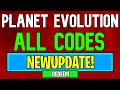 New Planet Evolution Codes | Roblox Planet Evolution: Idle Clicker Codes (July 2024)