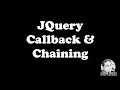 JQUERY Callback and Chaining - by Sir Eudz