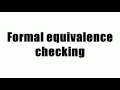 formal equivalence checking