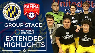 Baltimore Kings vs. Safira Pro (February 19, 2023) | U.S. Futsal Regional Championships