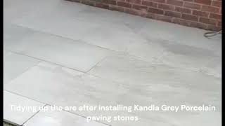 Paving Leeds Kandla Grey Porcelain Patio