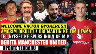 🚨WELCOME❗❗MU BELI VIKTOR GYOKERES €60JT✅AMORIM DIKULITI🔥MATHYS TEL NYESEL KE SPURS INGIN KE MU🔥MU🔴