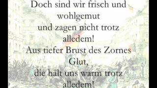 Das Reden nimmt kein End + Trotz alledem (Märzrevolution 1848; Lyrics)