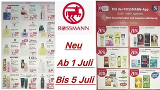 ROSSMANN Prospekt Angebote|Werbung Gültig von 1.7 bis 5.7.24|Werbung DE