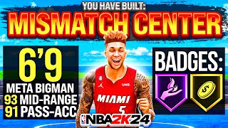 OUR NEW MISMATCH CENTER BUILD IN NBA 2K24 PRO AM!