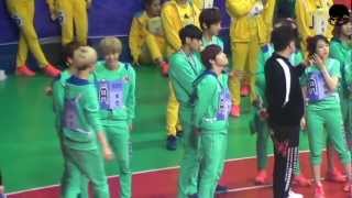 130128 - 130129 EXO SHINee Minho @ MBC idol star olympic sports championship athletic 2013