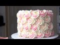 how to make two tier pink rosette cake rosie s dessert spot