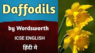 Daffodils by William Wordsworth in Hindi | Poem | ICSE | English | treasure trove | English For All