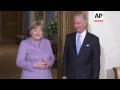 Germany Chancellor meets Belgian king