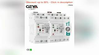 GEYA G2R Din Rail 2P 4P ATS Dual Power Automatic Transfer Switch Electrical Selector Switches Uni