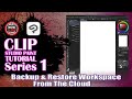 Clip Studio Paint Workspace Backup and Restore Cloud Download