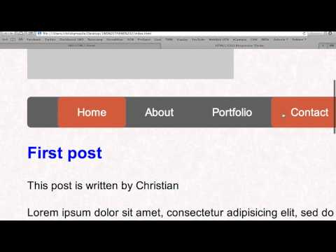 Create a Responsive Website Using HTML5 and CSS3 Create a Responsive Website Using HTML5 and CSS3