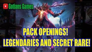 Teppen Pack Openings! Pulling Legendaries and a Secret Card!