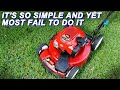 Cleaning A Toro Mower And Talking About Maintenance