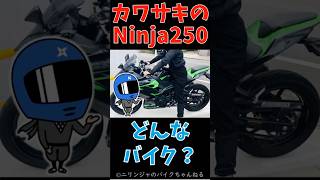 カワサキのNinja250ってどんなバイク？低身長での足つきは？　#ニリンジャのShorts　#shorts