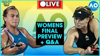 🎾LIVE: Australian Open 2023 Final Preview & Prediction | Aryna Sabalenka vs Elena Rybakina | WTA