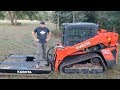 Kubota SVL75 with Brush Cutter Attachment