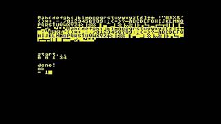 C64 durexForth quicksort speed test