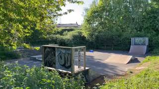 Exploring an unused road in Betteshanger, Kent.