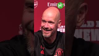 ten Hag responds to Bruno becoming manager!🤣#shorts