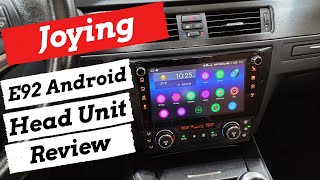 Joying 8” Android 8.1 BMW E90/E92 Head Unit  -  In-Depth Review!