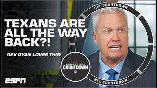 🚨 INCREDIBLE! 🚨 Rex Ryan LOVES what he’s seeing from C.J. Stroud & the Texans! | NFL Countdown