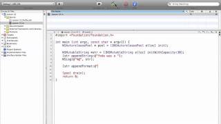 Objective-C on the Mac L12 - NSMutableString