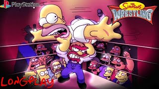 The Simpsons Wrestling (Ps1) Longplay