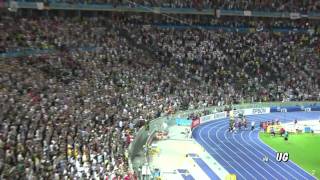 (HD HQ) Usain Bolt  - 200m - World Record - 19.19 sec. - Berlin WM 2009