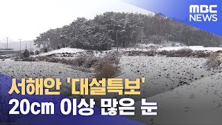 '대설특보' 9일까지..20cm 이상 많은 눈 (2025.01.07/뉴스데스크/목포MBC)