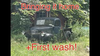 I Got a 1946 Chevrolet 1/2 Ton Pickup For Free Part 1