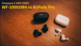 Sony WF 1000XM4とAirPods Proを、9つの基準で徹底比較！今買うべきはどっち！？