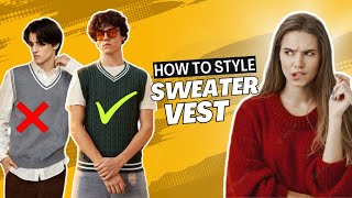 How To Style SWEATER VEST Like a PRO | Jerry Minimal