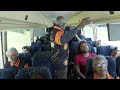 Bus to washington with Central Aust Aboriginal Women's Choir