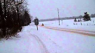 1968 Ski-doo Olympique 250 high speed run