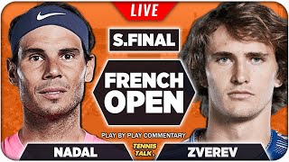 NADAL vs ZVEREV | French Open 2022 Semi Final | Live Tennis Play-by-Play