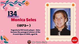 Monica Seles  (1973– )   | TOP 150 Women That CHANGED THE WORLD | Short Biography